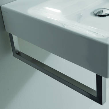 Cloakroom basin best sale with towel rail